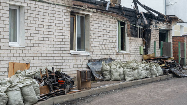 Professional Emergency Fire Cleanup technician working in Brookhaven, PA
